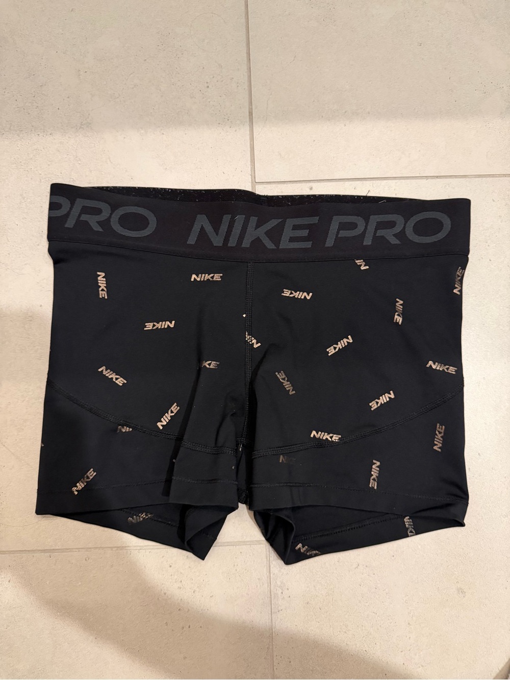 Nike pro women spandex shorts size M